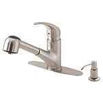 Danze Melrose Single Handle Pull-Out Kitchen Faucet - Stainless Steel Best Price