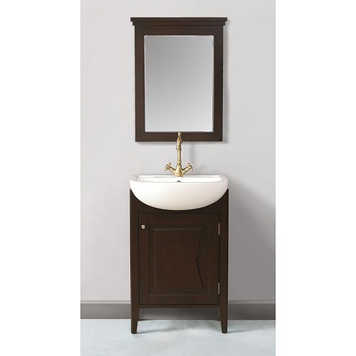 Stufurhome 23 Magnolia Single Sink Vanity - GM-6120-23-PR Best Price