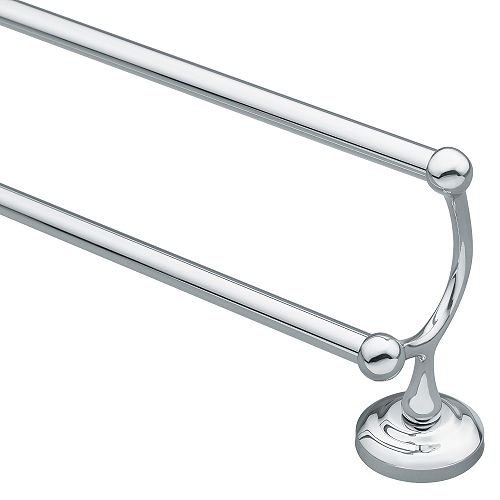 Creative Specialties Brighton 24 inch Double Towel Bar - Chrome