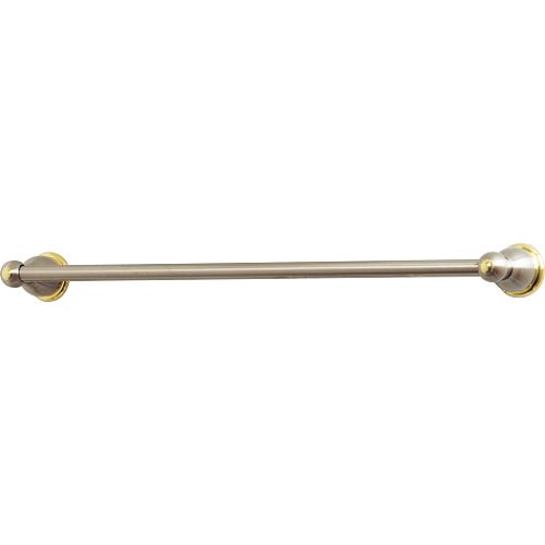 Price Pfister Georgetown 18 inch Towel Bar - Satin Nickel & Brass