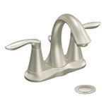 Moen Eva Centerset Bathroom Faucet Brushed Nickel