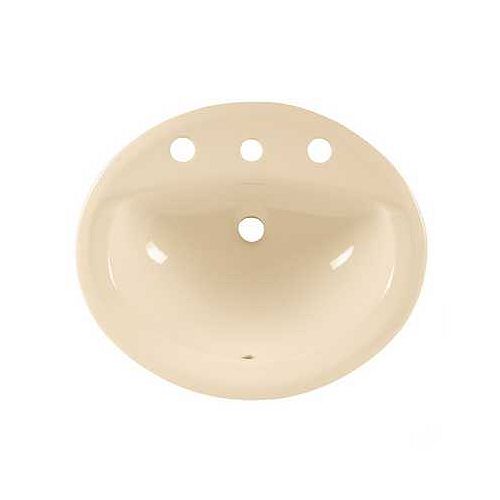 American Standard Aqualyn Self Rimming Lavatory-Bone 8 - 3 hole - 0475.020.021 Best Price