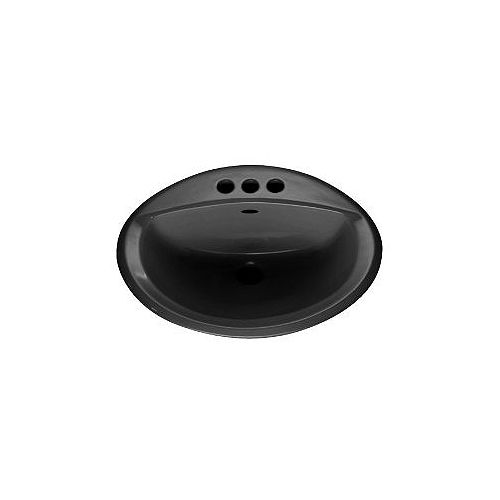 American Standard Aqualyn Self Rimming Lavatory-Blk 4 -3 hole - 0476.028.178 Best Price