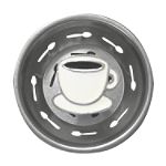 Billy Joe Homewares Enamel Kitchen Strainer Coffee Cup