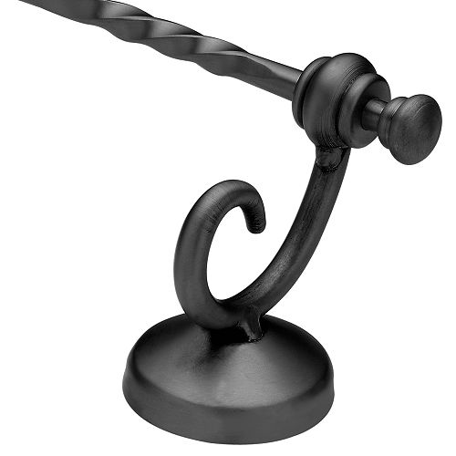 Creative Specialties Sienna 18 inch Towel Bar - Black