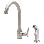 Danze Sirius Single Handle Kitchen Faucet with Spray - Stainless Steel Best Price