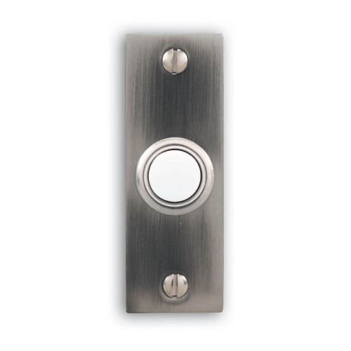 Heath Zenith Recessed Mount Push Button - Pewter - 922-B Best Price