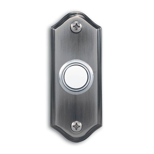 Heath Zenith Recessed Mount Push Button - Pewter - 923-A Best Price