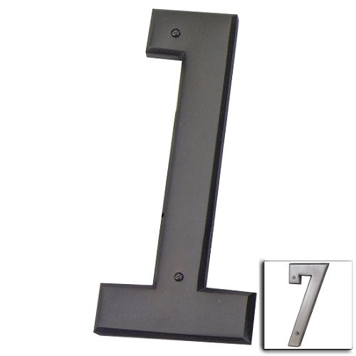 Atlas Homewares 5-1/2 in. Mission House Number 1 - Pewter - RCN1-P Best Price