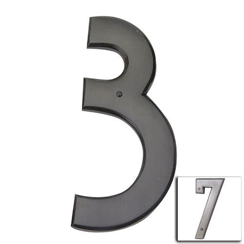 Atlas Homewares 5-1/2 in. Mission House Number 3 - Pewter - RCN3-P Best Price