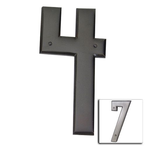 Atlas Homewares 5-1/2 in. Mission House Number 4 - Pewter - RCN4-P Best Price