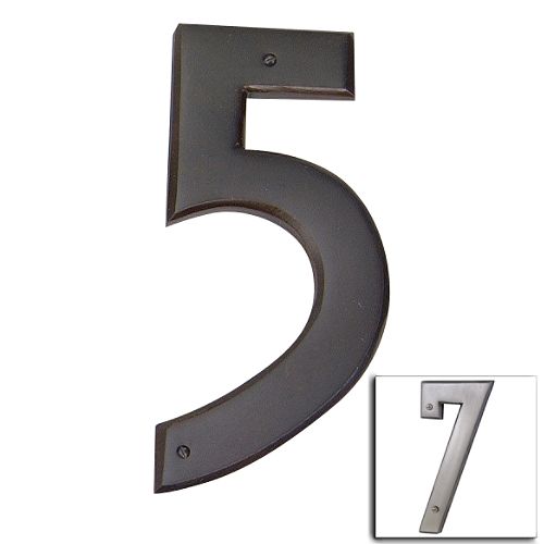 Atlas Homewares 5-1/2 in. Mission House Number 5 - Pewter - RCN5-P Best Price