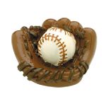 Knob Hill Knob, Resin Baseball Glove Design - Painted