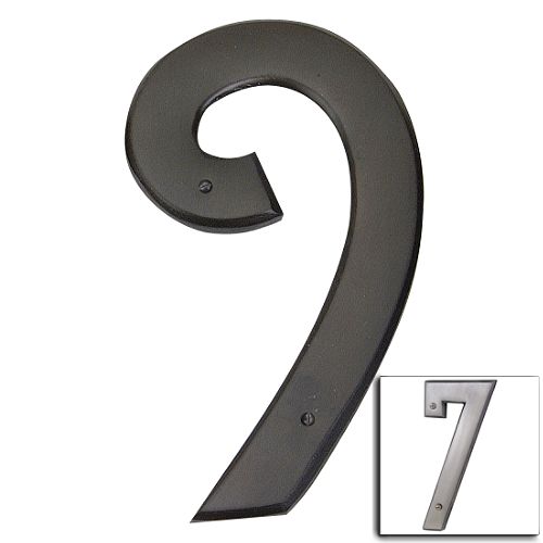 Atlas Homewares 5-1/2 in. Mission House Numbers 9 - Pewter - RCN9-P Best Price