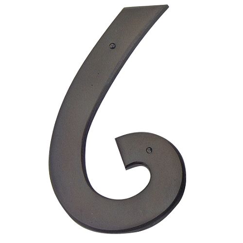 Atlas Homewares 5-1/2 in. Mission House Number 6 - Oil Rubbed Bronze - RCN6-O Best Price