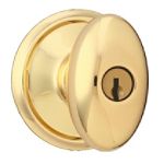 Schlage Sienna Keyed Entry Knob - Bright Brass Best Price