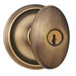 Schlage Siena Keyed Entry Knob - Bright Brass Best Price