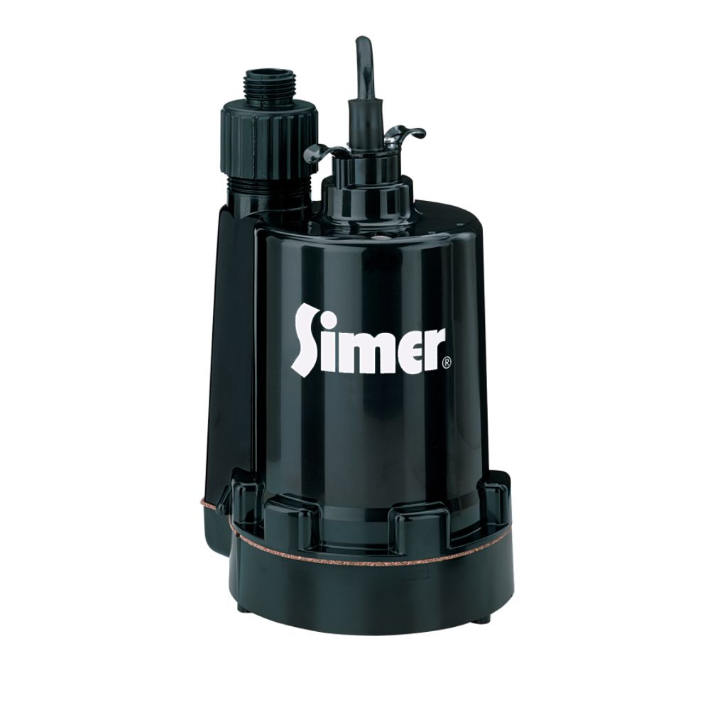 Simer 1/6 hp Submersible Utility Pump