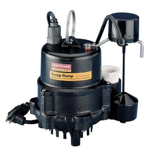 Craftsman Professional 1/3 hp Cast-Iron Submersible Sump Pump