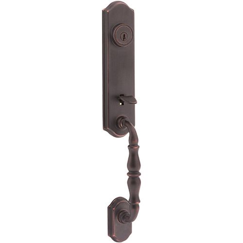 Kwikset Hawthorne Smartkey Handleset w/Interior Laurel Knob  Venetian Bronze - 98001-145 Best Price