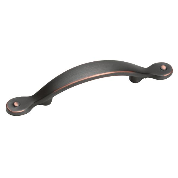 Amerock 3 in. Plain Oil Rubbed Bronze Pull