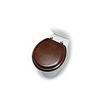 Foremost International Premium Round Wood Toilet Seat - Cherry by Foremost International