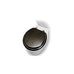 Foremost International Premium Round Wood Toilet Seat - Expresso by Foremost International