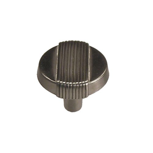 Anne at Home Foundry Knob 1-1/4 inch dia - Satin Nickel