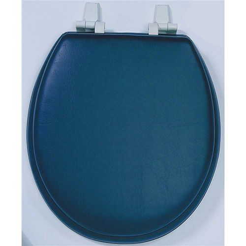 Centoco Navy Soft Vinyl Toilet Seat 