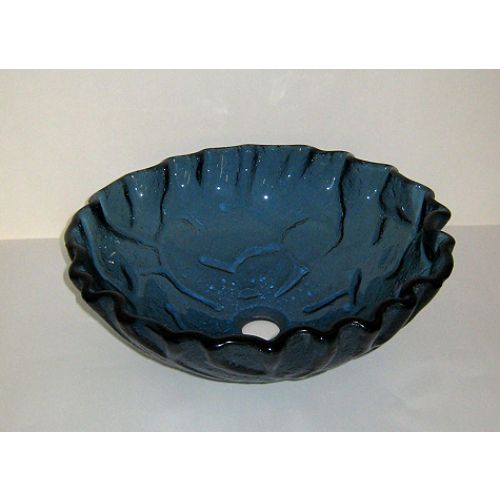 Bionic Products Blue Rippled Vessel Bowl - 6356 Best Price
