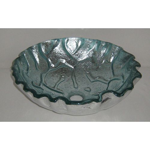 Bionic Products Silver Rippled Vessel Bowl - 6449 Best Price