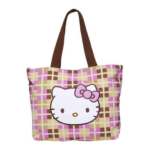 Hello Kitty Plaid Tote