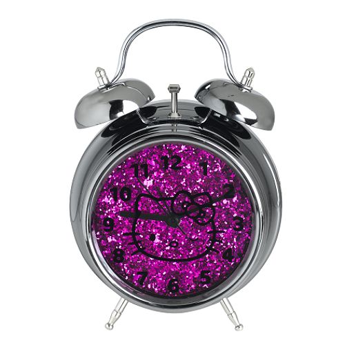 Hello Kitty Glitter Alarm Clock