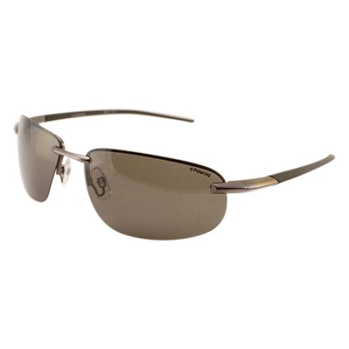 Polaroid Eyewear Hiram Rimless Polarized Sunglass