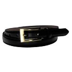 Relic Dress Belt with Gold Elongated Buckle