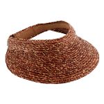 Covington Roll and Go Straw Velcro Back Visor