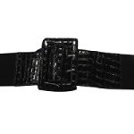 Patent Croco Stretch Belt