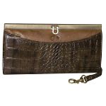 Buxton Heiress Framed Clutch - Crocodile