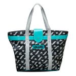 Southpole Vinyl Diagonal Print Tote