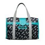 Southpole Vinyl Diagonal Print Satchel