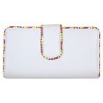 Buxton Braided Piping Checkbook Wallet