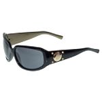 Apostrophe Rectangle Plastic with Large Stones Sunglasses
