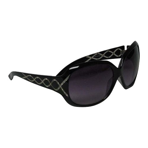 Xclusive Plastic Sunglass With Embellished Double Helix Temple