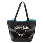 Southpole Nylon Tote with Chain Detail
