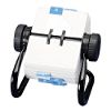Open Rotary File, 500-Card Capacity, 2-1/4" x 4", Black