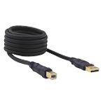 Buy Belkin Premium 2.0 AB USB Gold Cables, 6 in. Black by SPRI Products