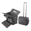 Catalog/Computer Case, W/ Wheels, 17-1/2"x7-1/2"x14", Black