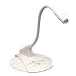 Compucessory Computer Microphone, Flexible, 3.5mm Plug, Putty