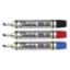 Permanent Marker, King Size, Chisel Point, 12/PK, Black Ink