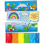 S.P.Richards Co. Border Set, Variety, Includes Frog Fun, Kid Drawn Rainbow